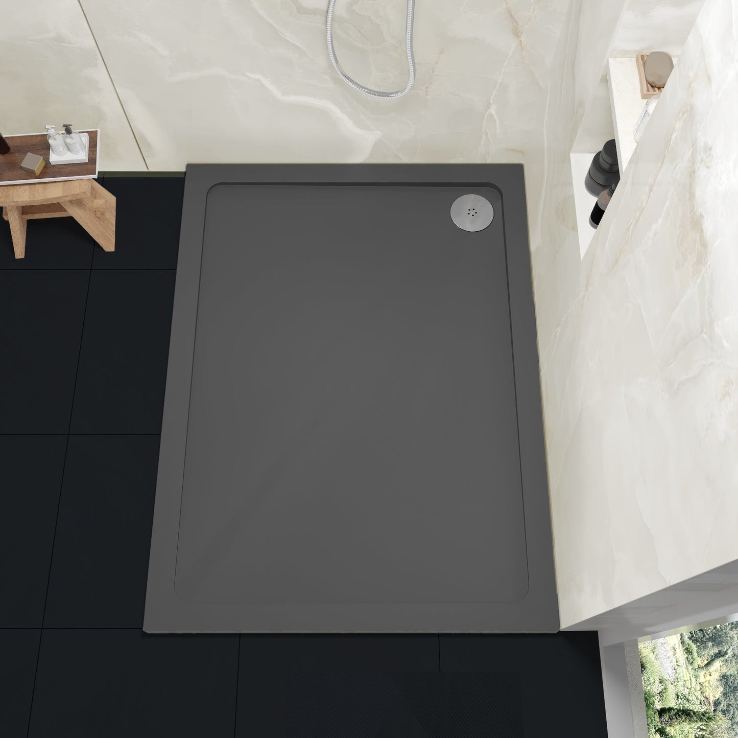 Rectangular Slimline Shower Tray 1200 x 900mm