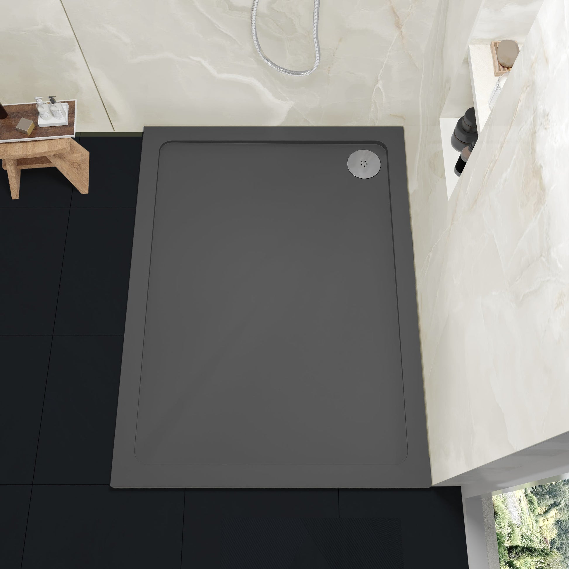 Rectangular Slimline Shower Tray 1200 x 900mm