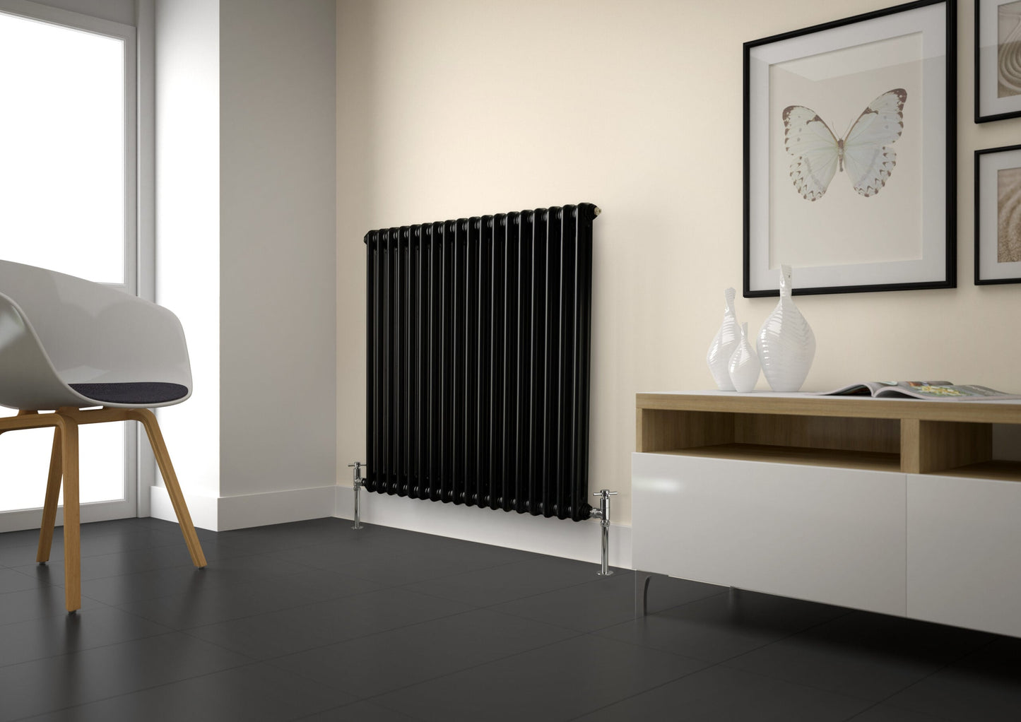 4 col 600 x 1190mm Laser Klassic - Black