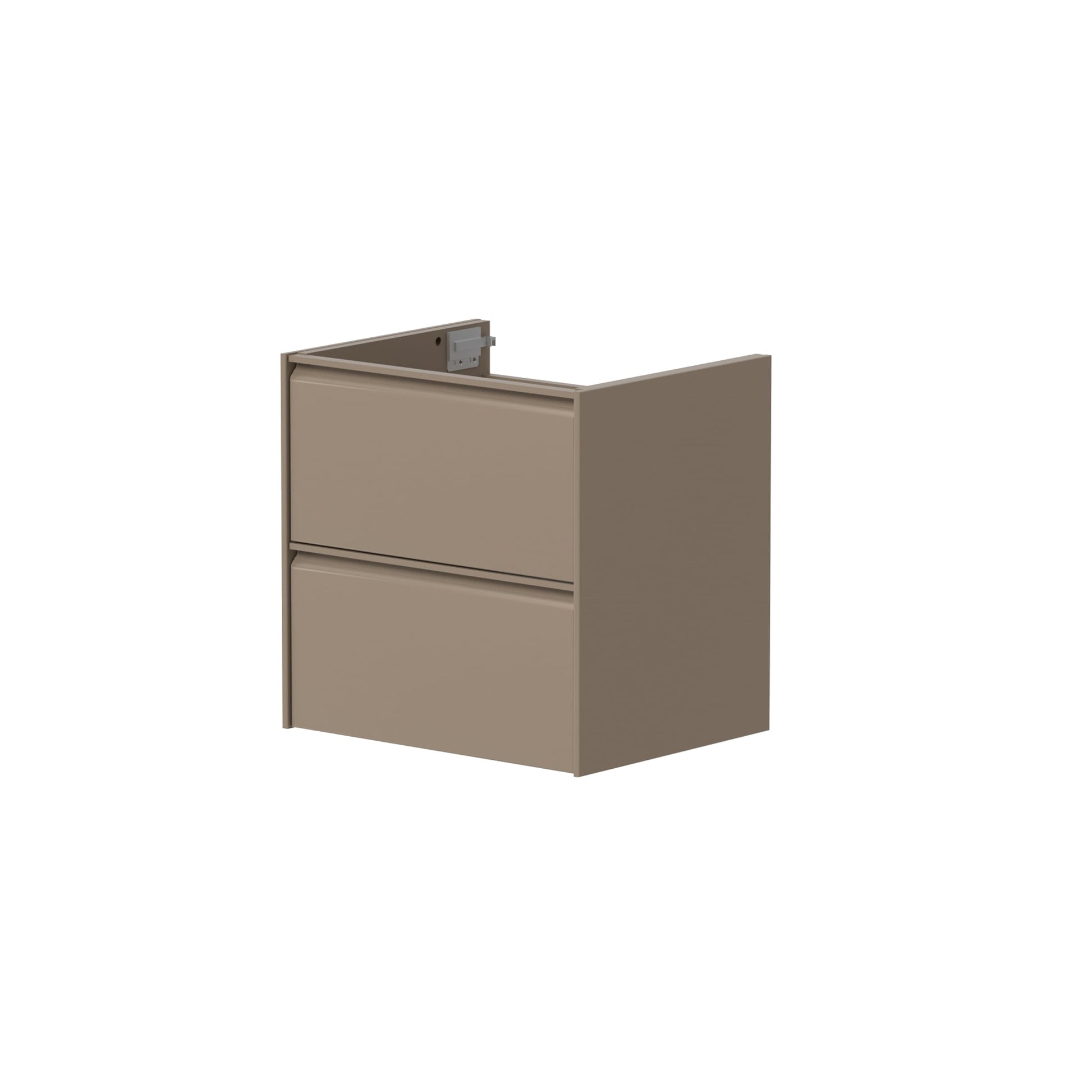 Moon 600mm 2 Drawer Wall Mounted Unit Cocoa