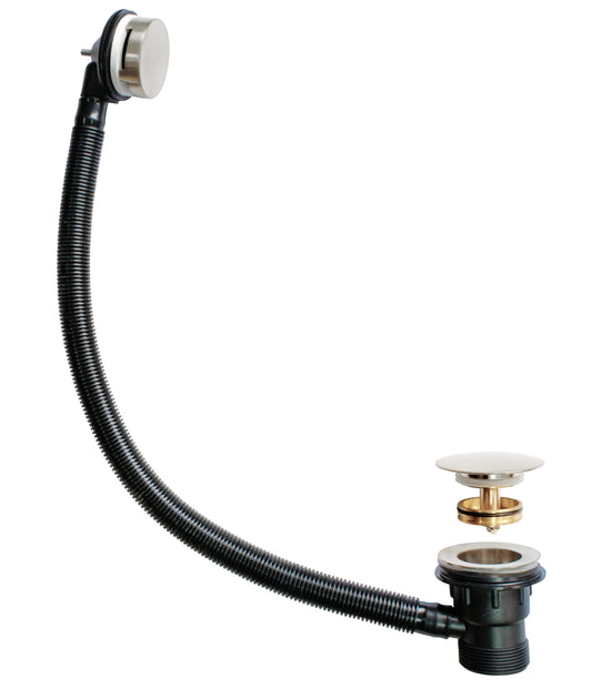 Easyclean Sprung Bath Waste Nickel