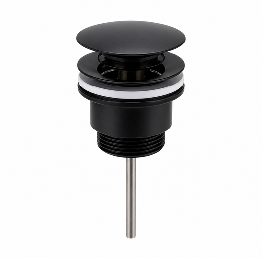 Universal Basin Waste Matt Black