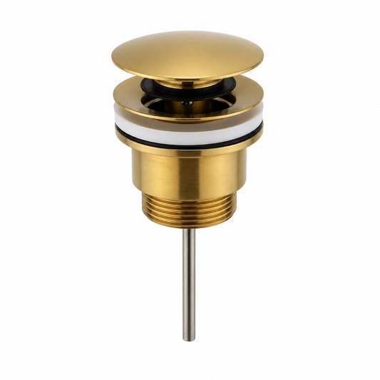 Universal Basin Waste Brushed Brass