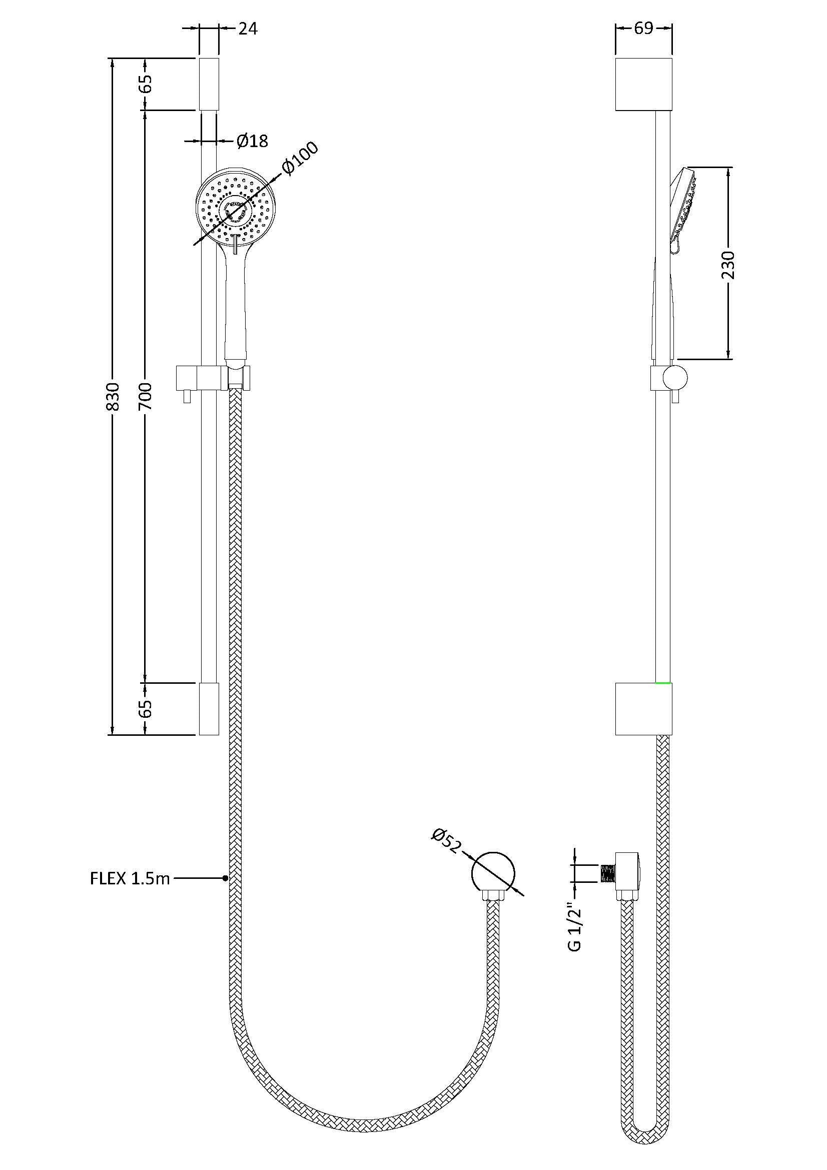Slimline Slide Rail Kit