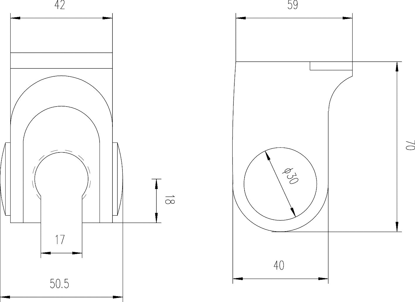 Shower Accessories Wall Bracket