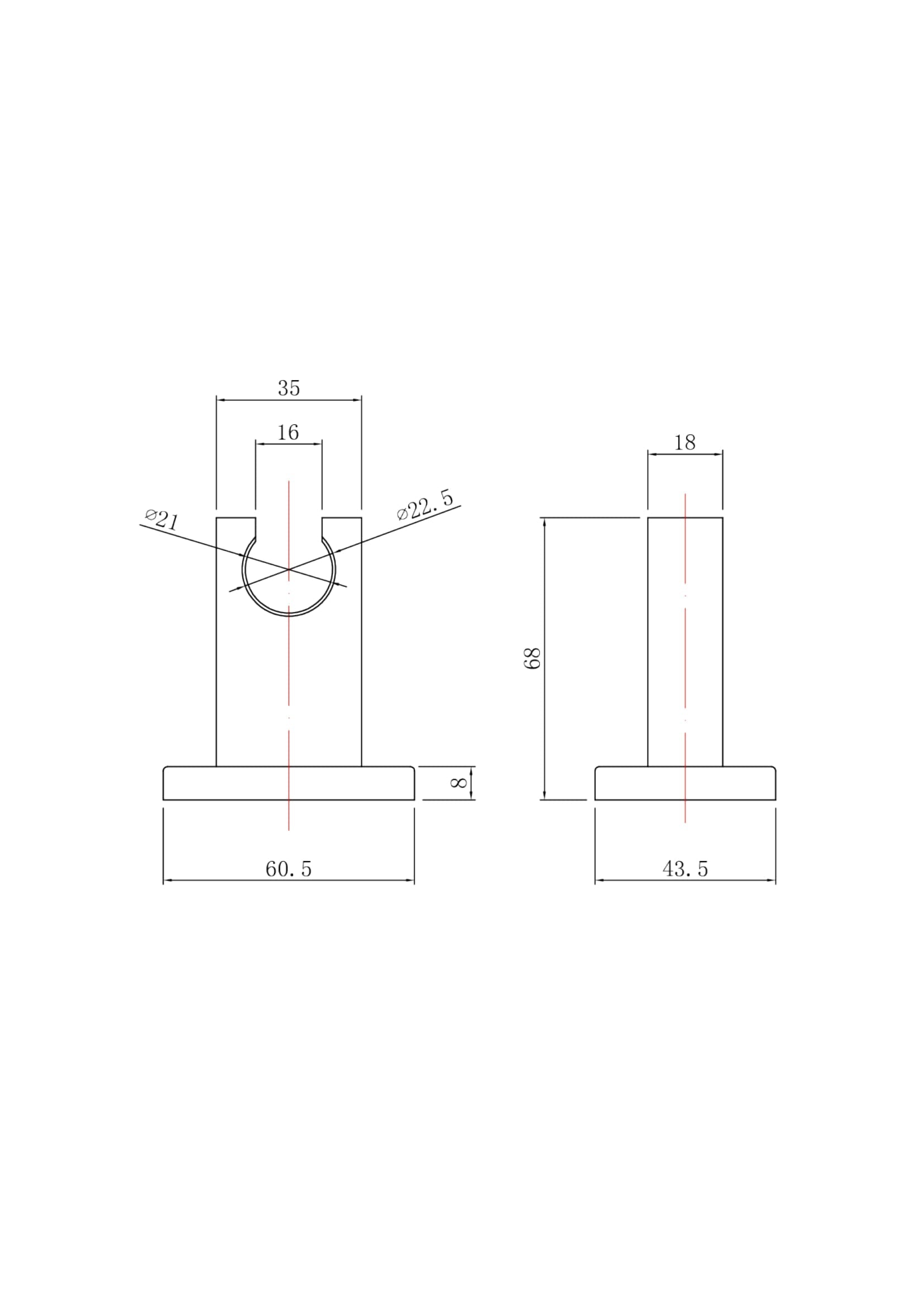 Shower Accessories Wall Bracket