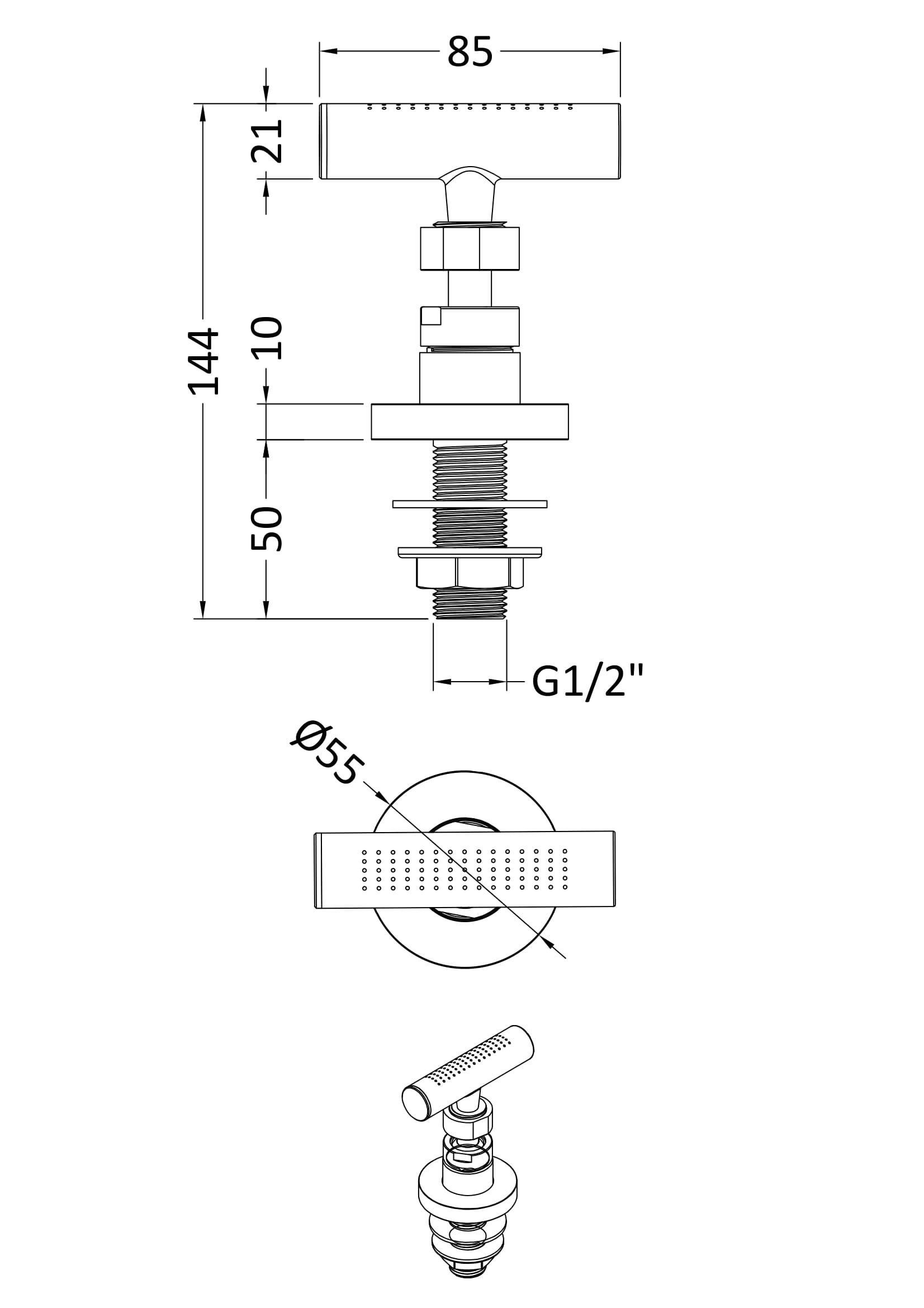 Shower Accessories Body Jet