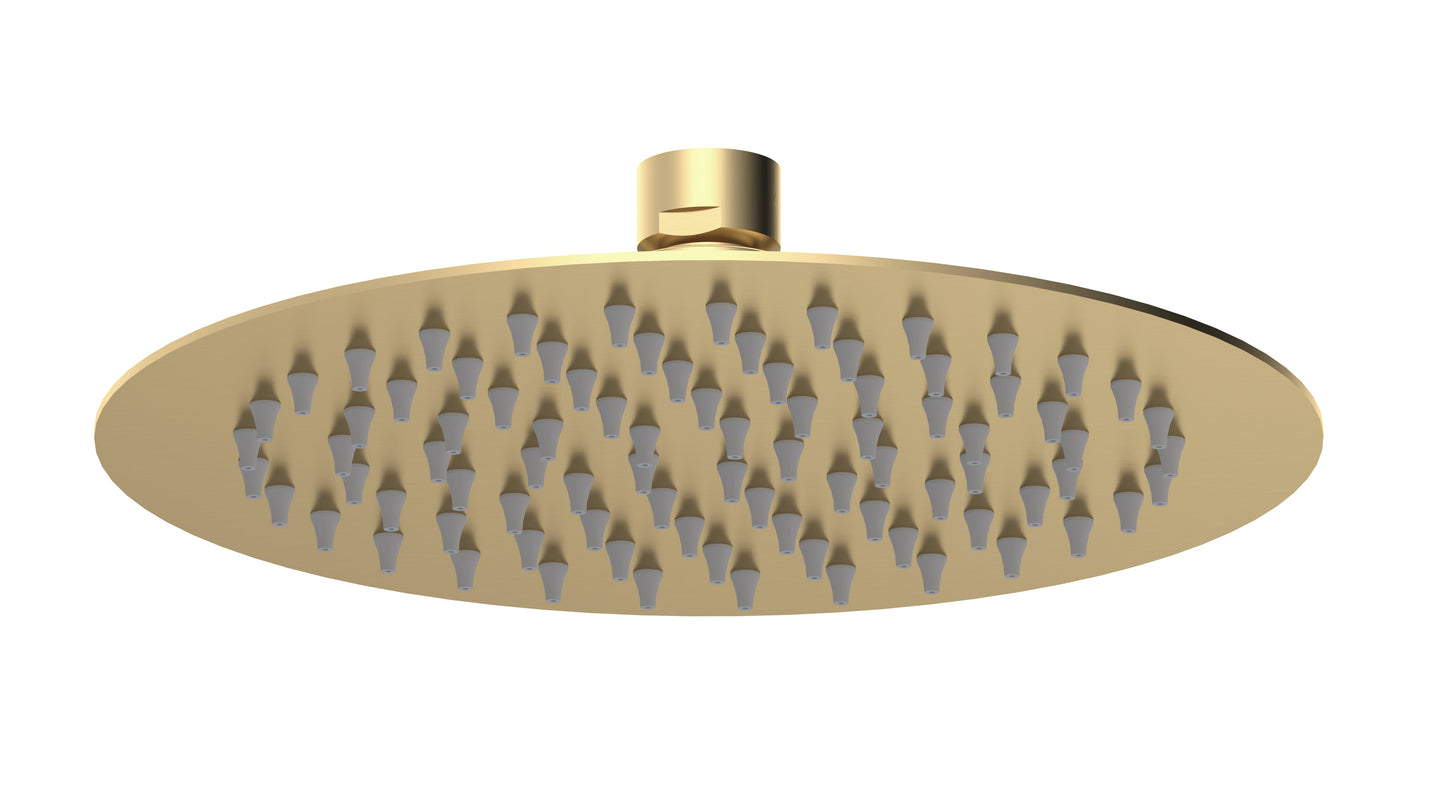 Fixed Shower Heads Fixed Head Brushed Brass