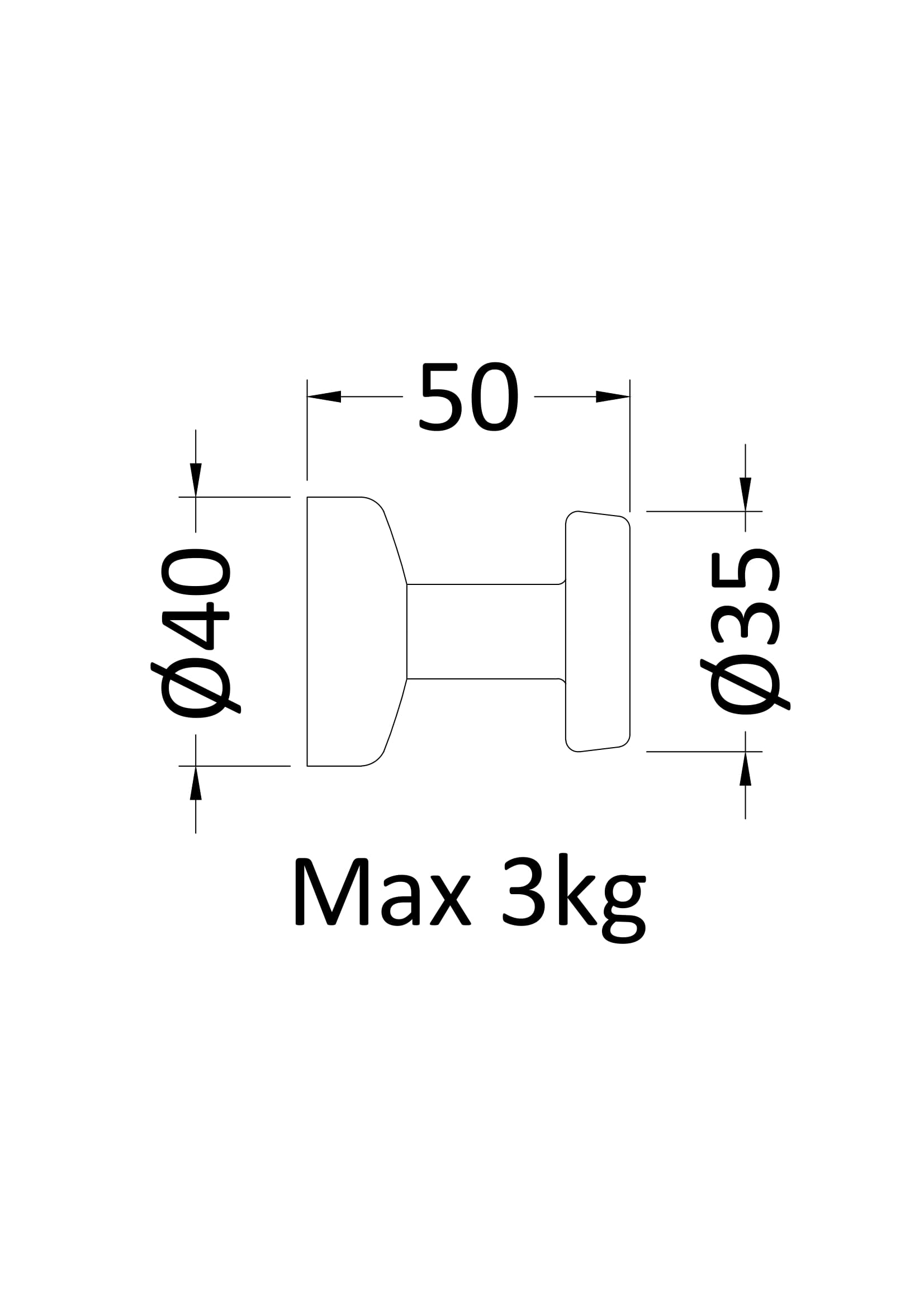 Magnetic Robe Hook