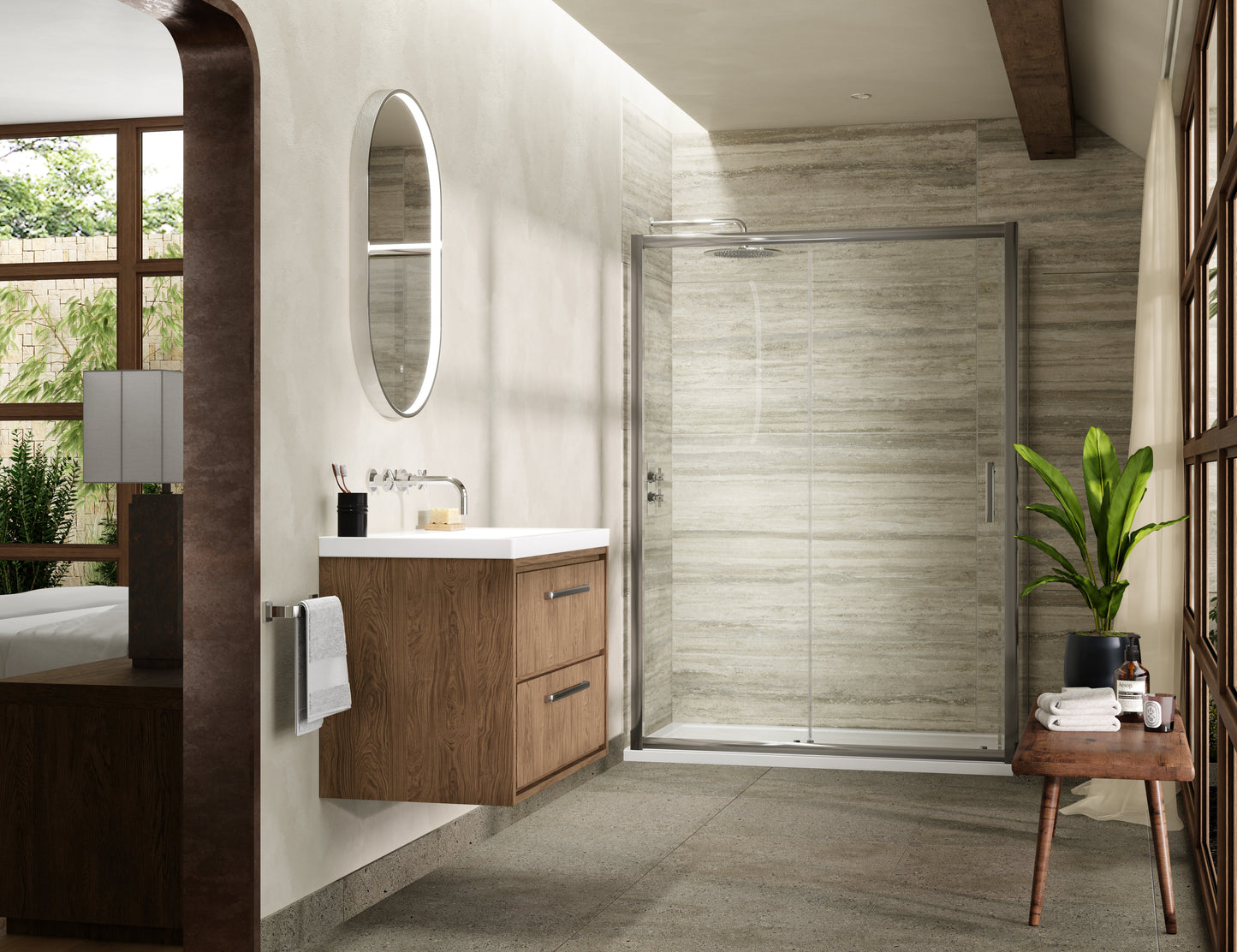 Pacific 800mm Side Panel 6mm Glass