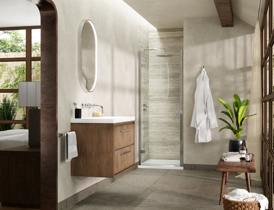 Pacific 800mm Hinged Door 6mm Glass
