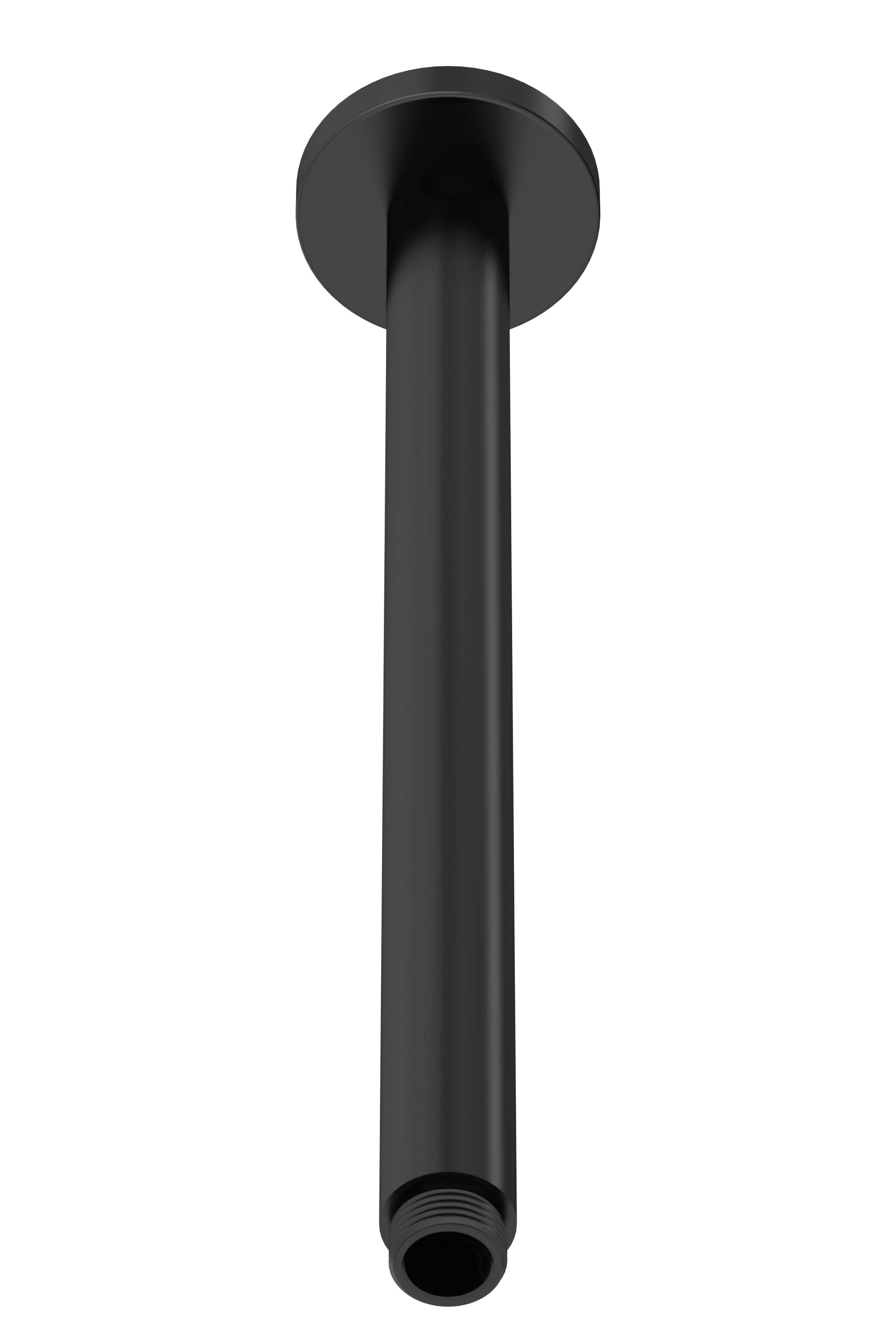 Fixed Shower Heads Ceiling-Mounted Arm Matt Black