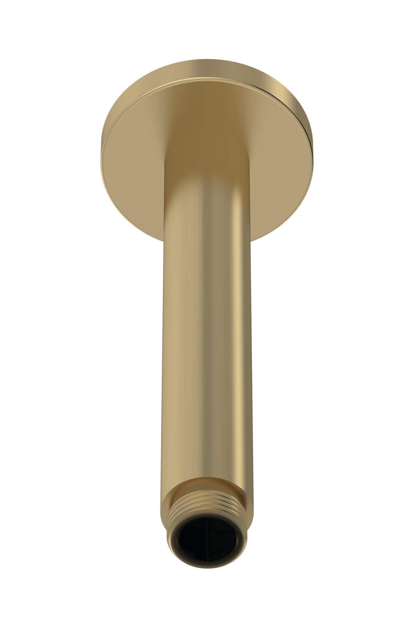 Fixed Shower Heads Wall-Mounted Arm Brushed Brass