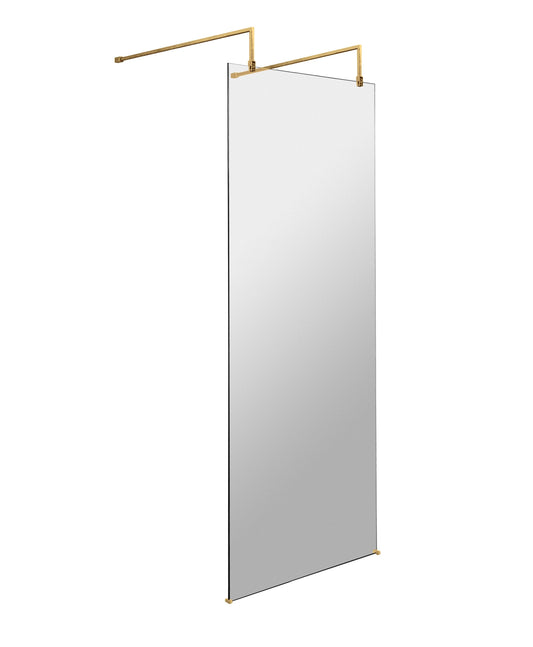 800mm Wetroom Screen With Arms and Feet