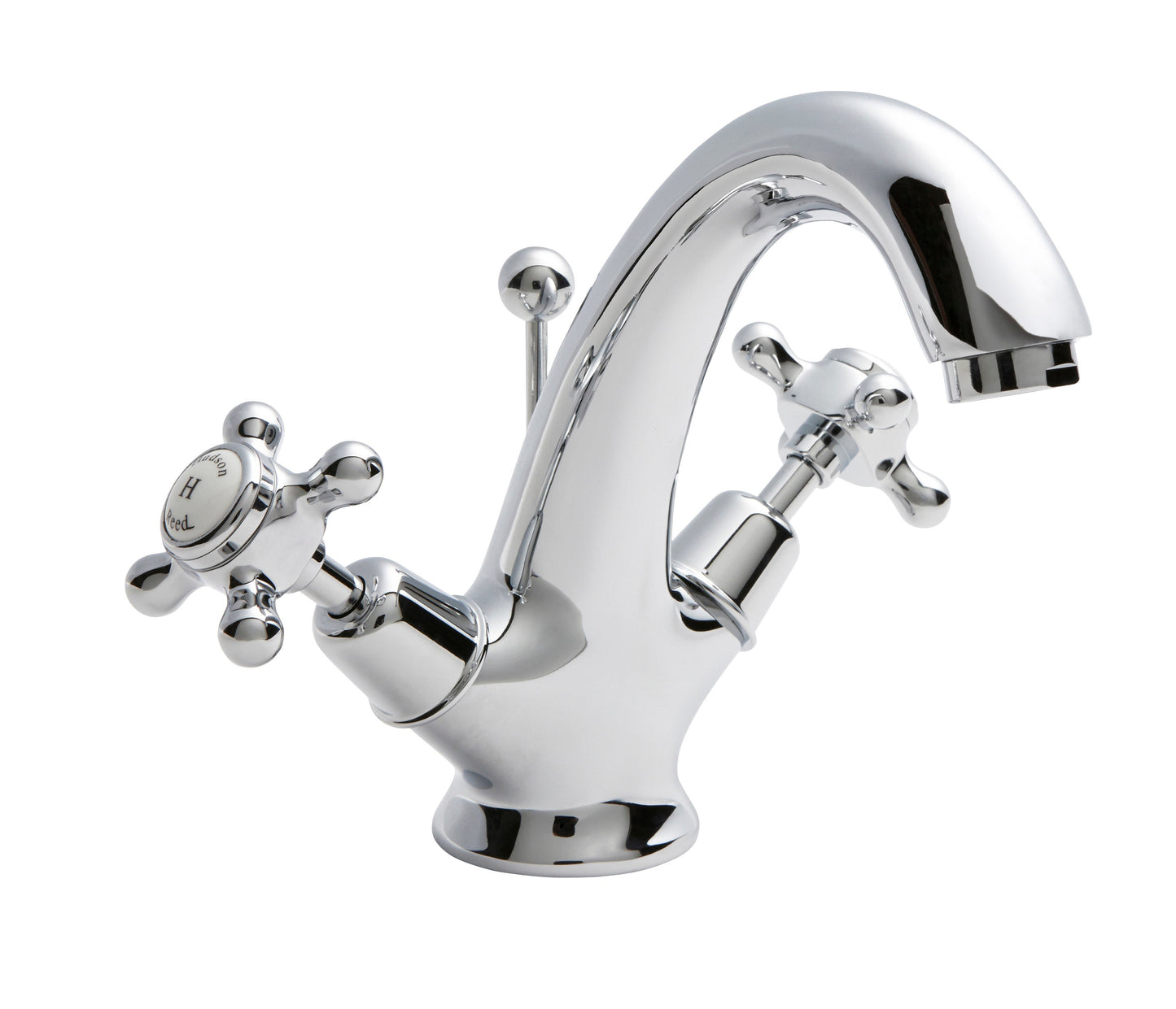 White Topaz With Crosshead Handle Mono Basin Mixer