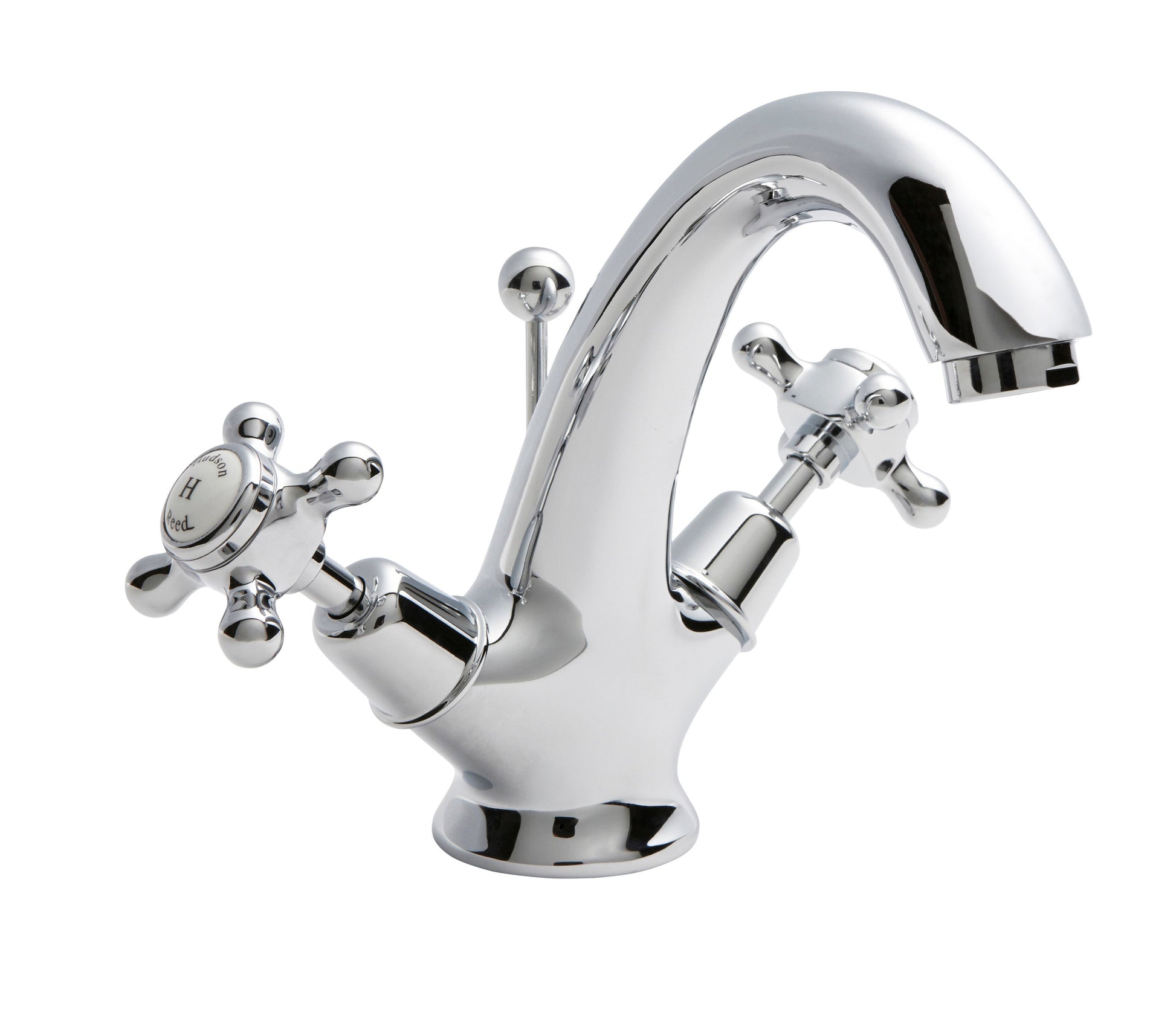 White Topaz With Crosshead Handle Mono Basin Mixer