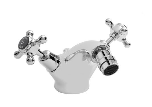 Black Topaz With Crosshead Handle Bidet Tap