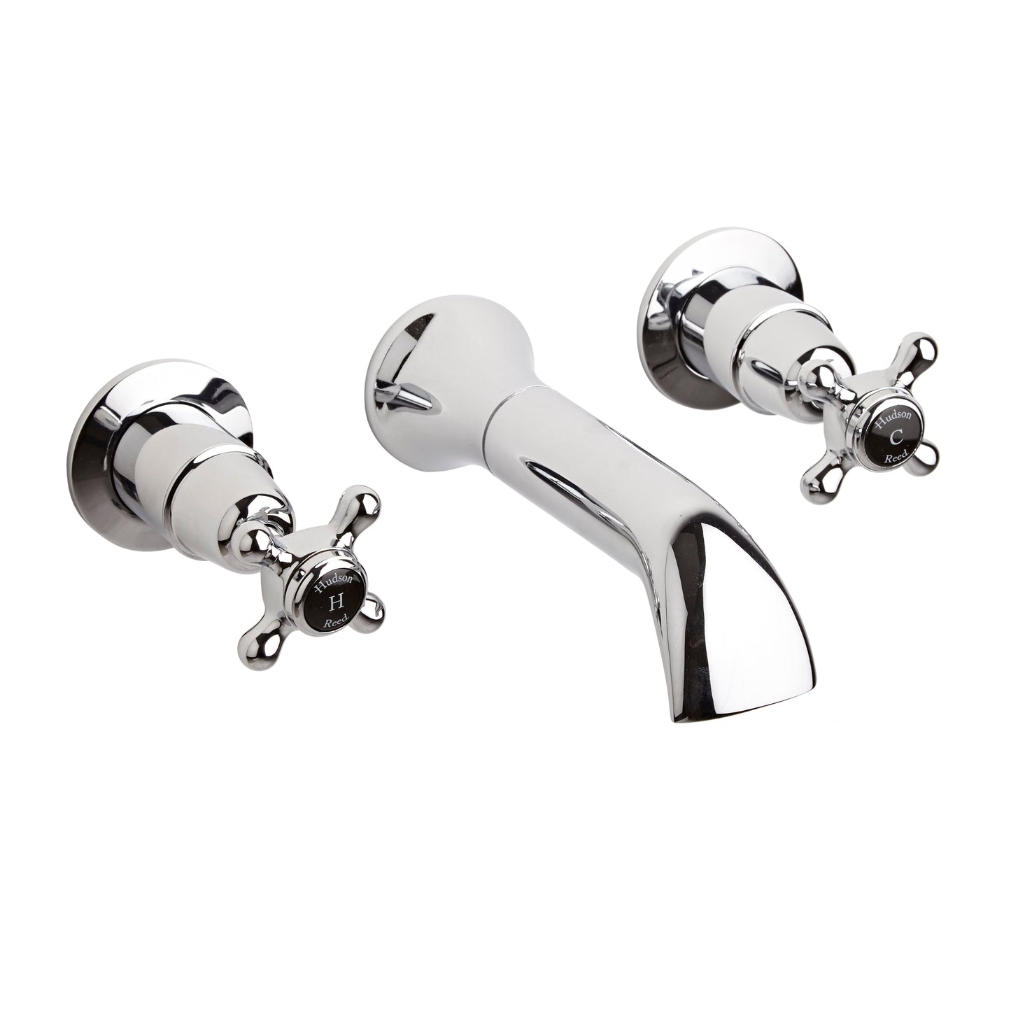 Black Topaz With Crosshead Handle Bath Spout