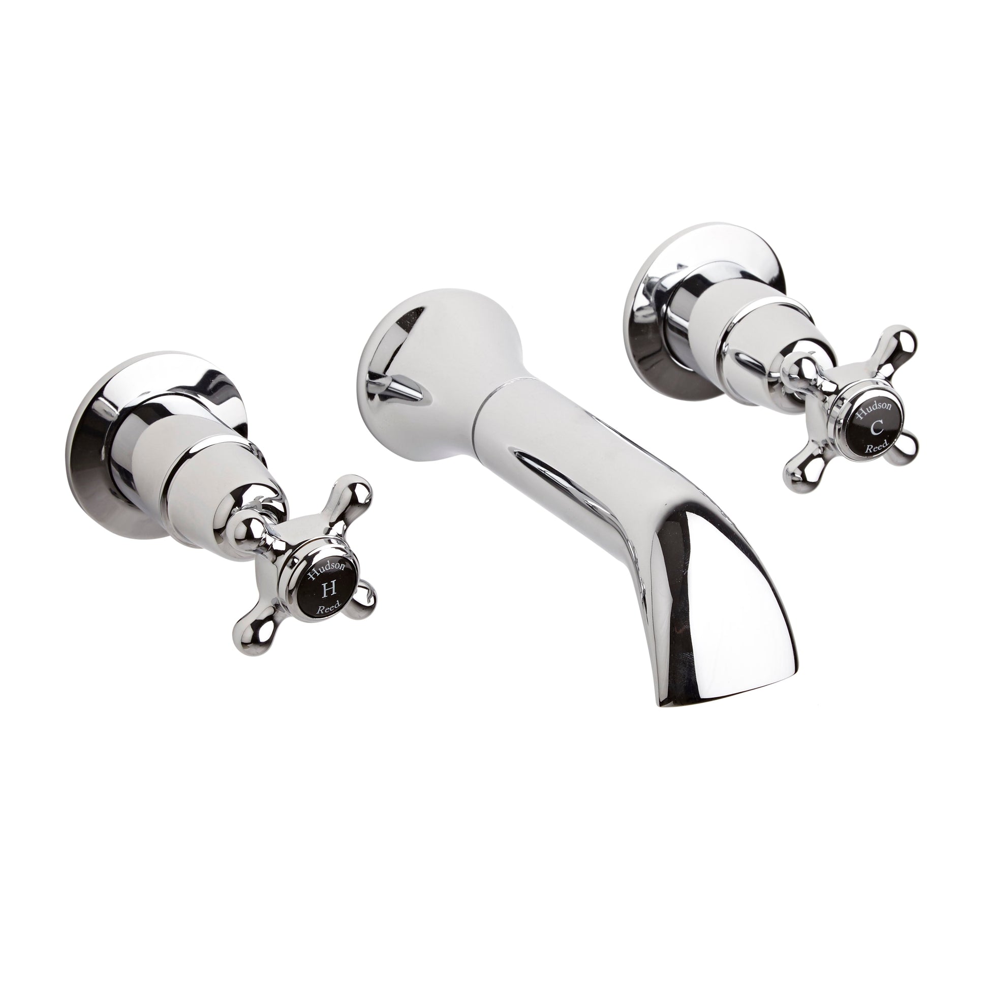 Black Topaz With Crosshead Handle Bath Spout