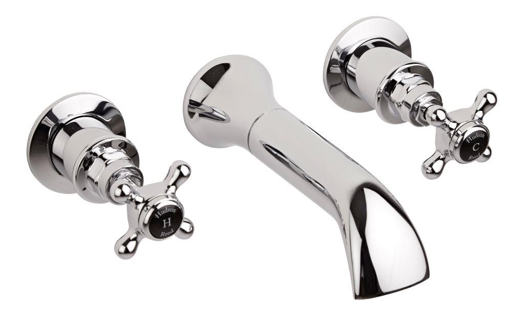 Black Topaz With Crosshead Handle Bath Spout