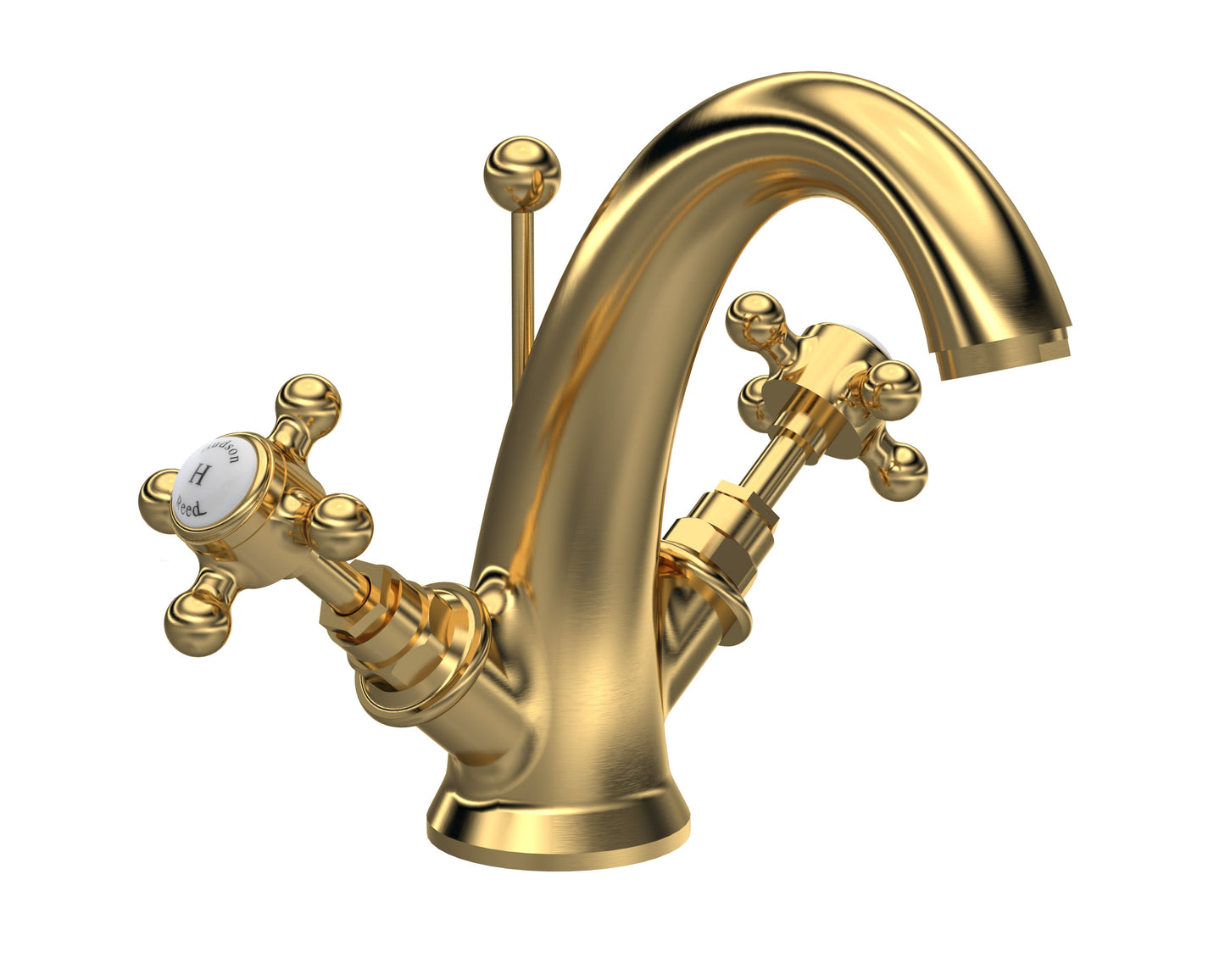 Brass Topaz With Crosshead Handle Mono Basin Mixer