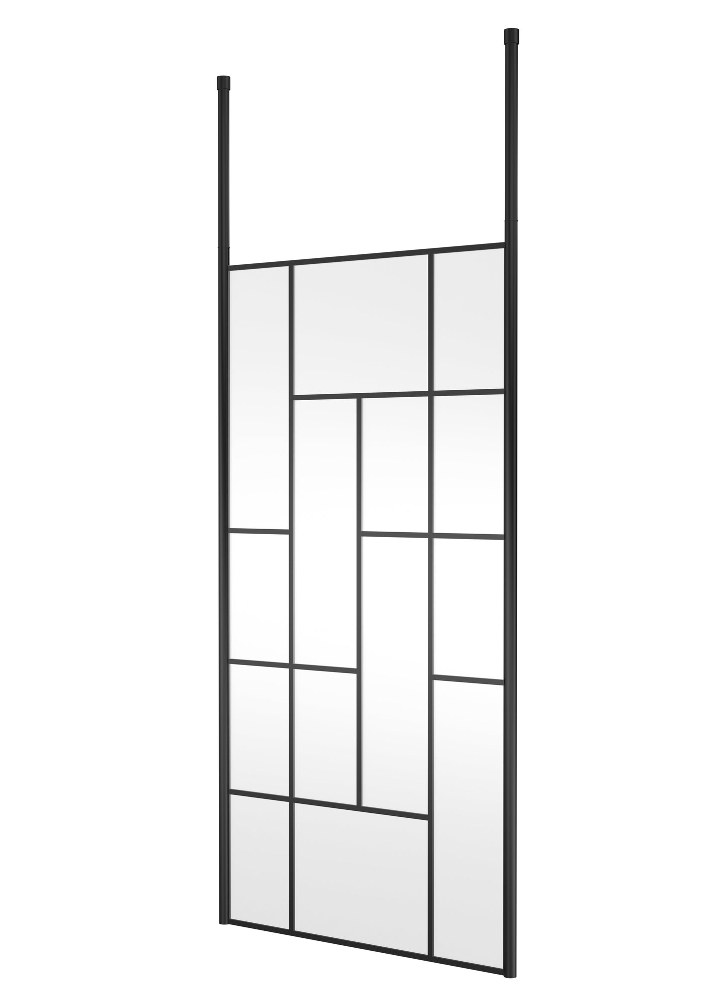 Abstract 1000mm Frame Wetroom Screen with Ceiling Posts
