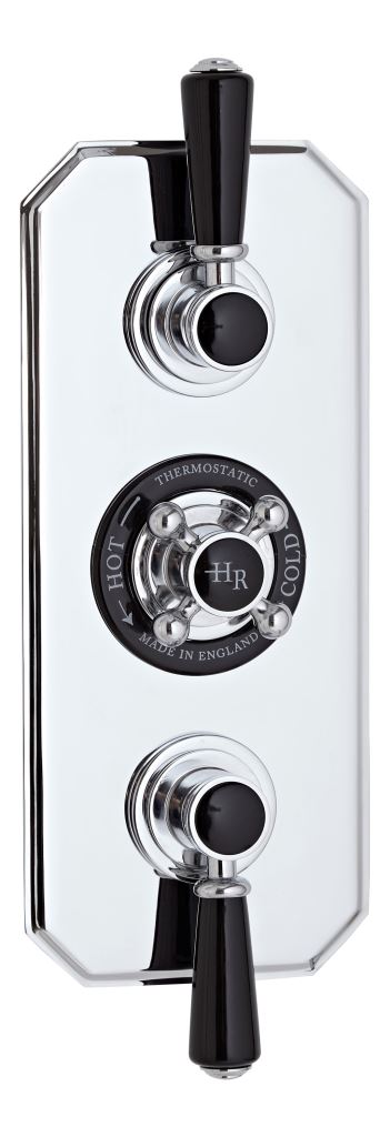 Black Topaz Triple Concealed Shower Valve