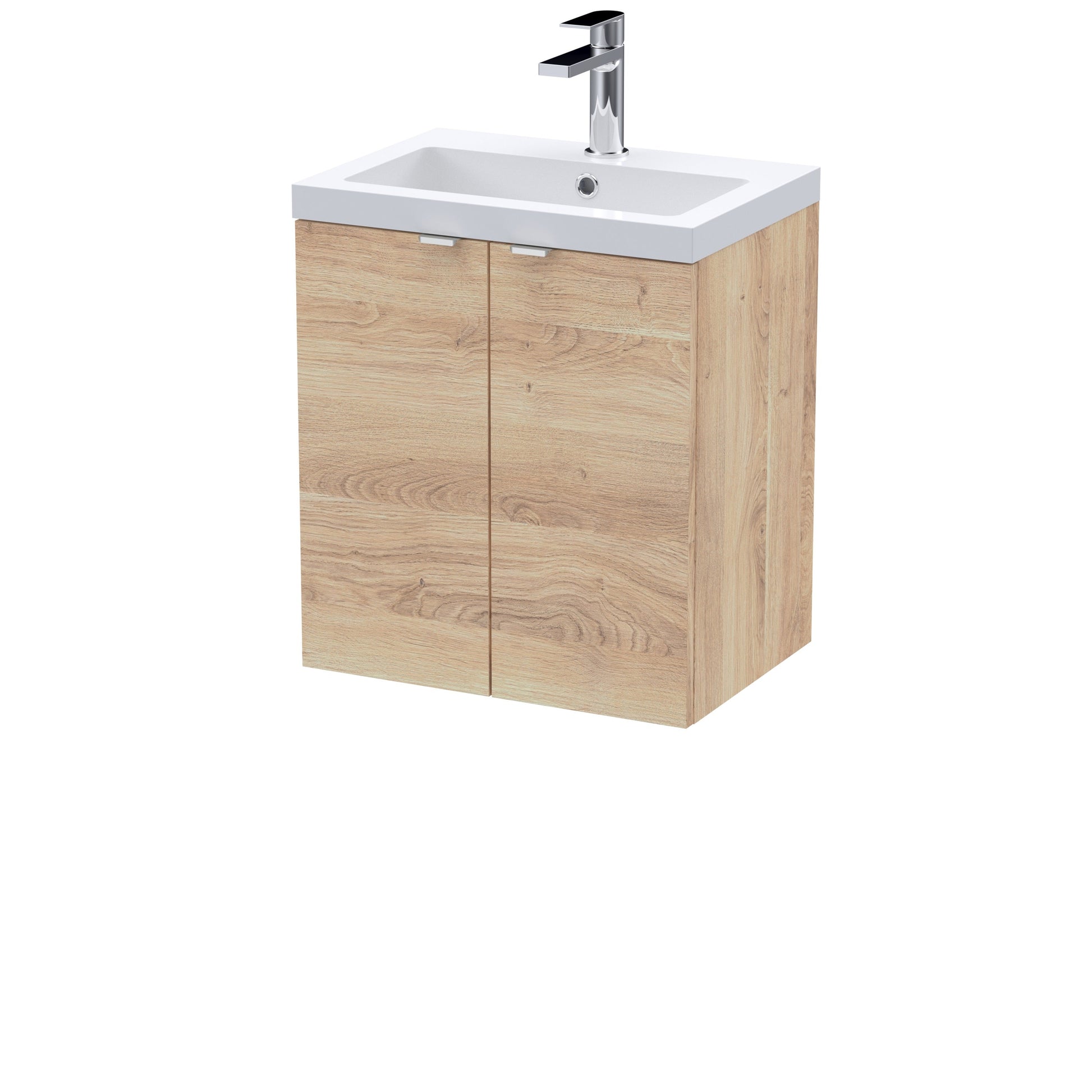 Hudson Reed Fusion 500mm 2-Door Wall Hung Unit & Basin