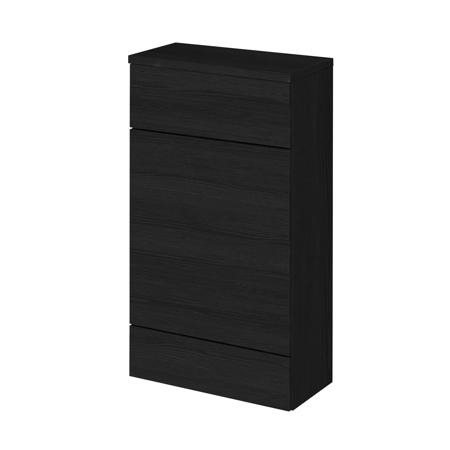 Hudson Reed Fusion 500mm Charcoal Black Floor Standing Toilet Unit with Coordinating Top