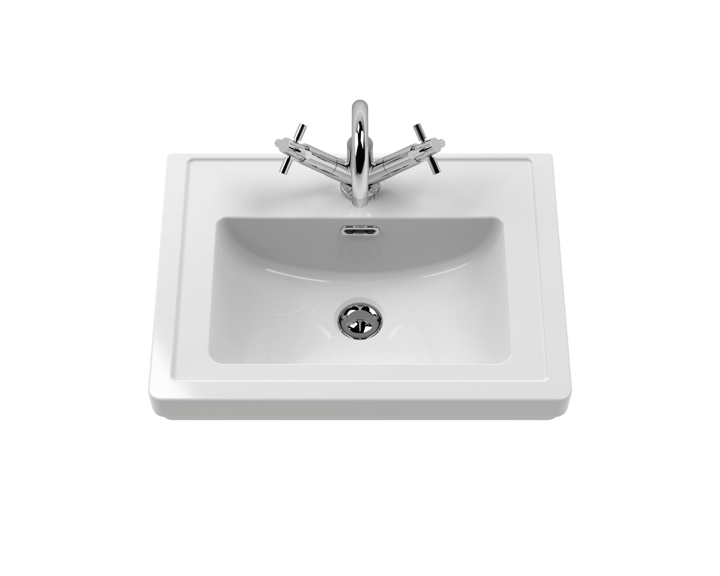 Hudson Reed Bexley 500mm Floor Standing Vanity Unit 1 Drawer With Basin