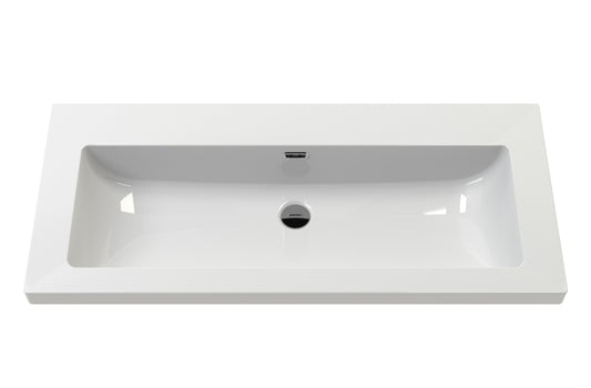 Lille 800mm Wall Hung Single Drawer Vanity with Basin - 0 Tap Hole