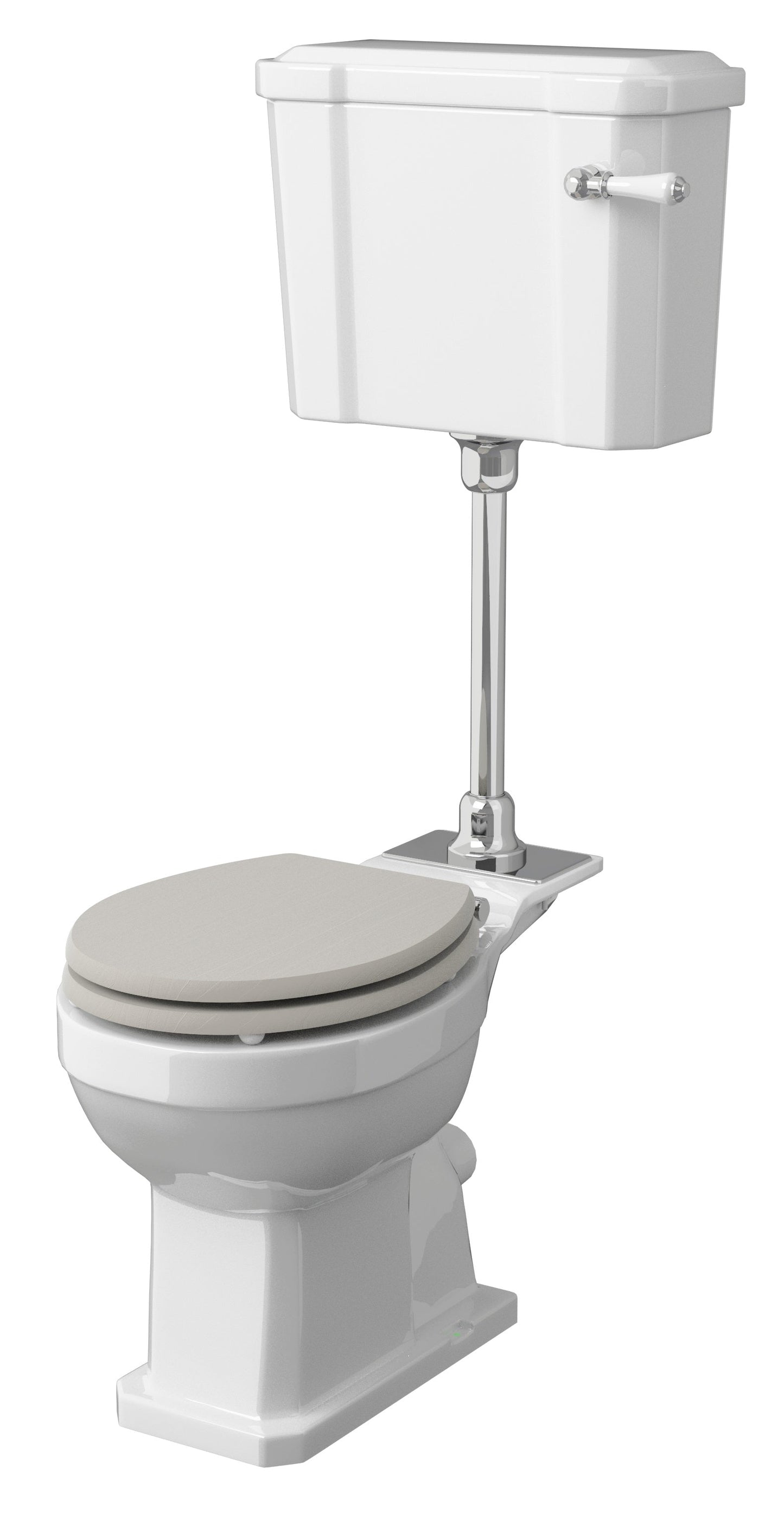Hudson Reed Richmond Mid Level Toilet, Cistern & Flush Pipe