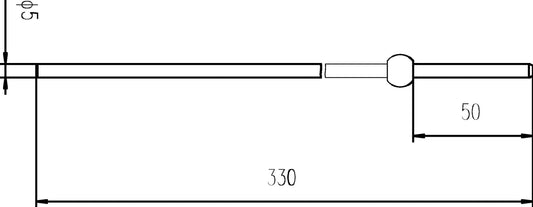 Extended Horizontal Rod
