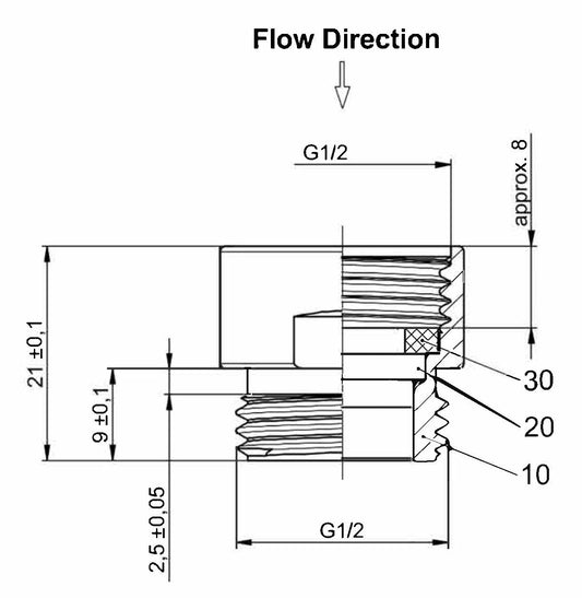 Wastes & Extras Flow Regulator