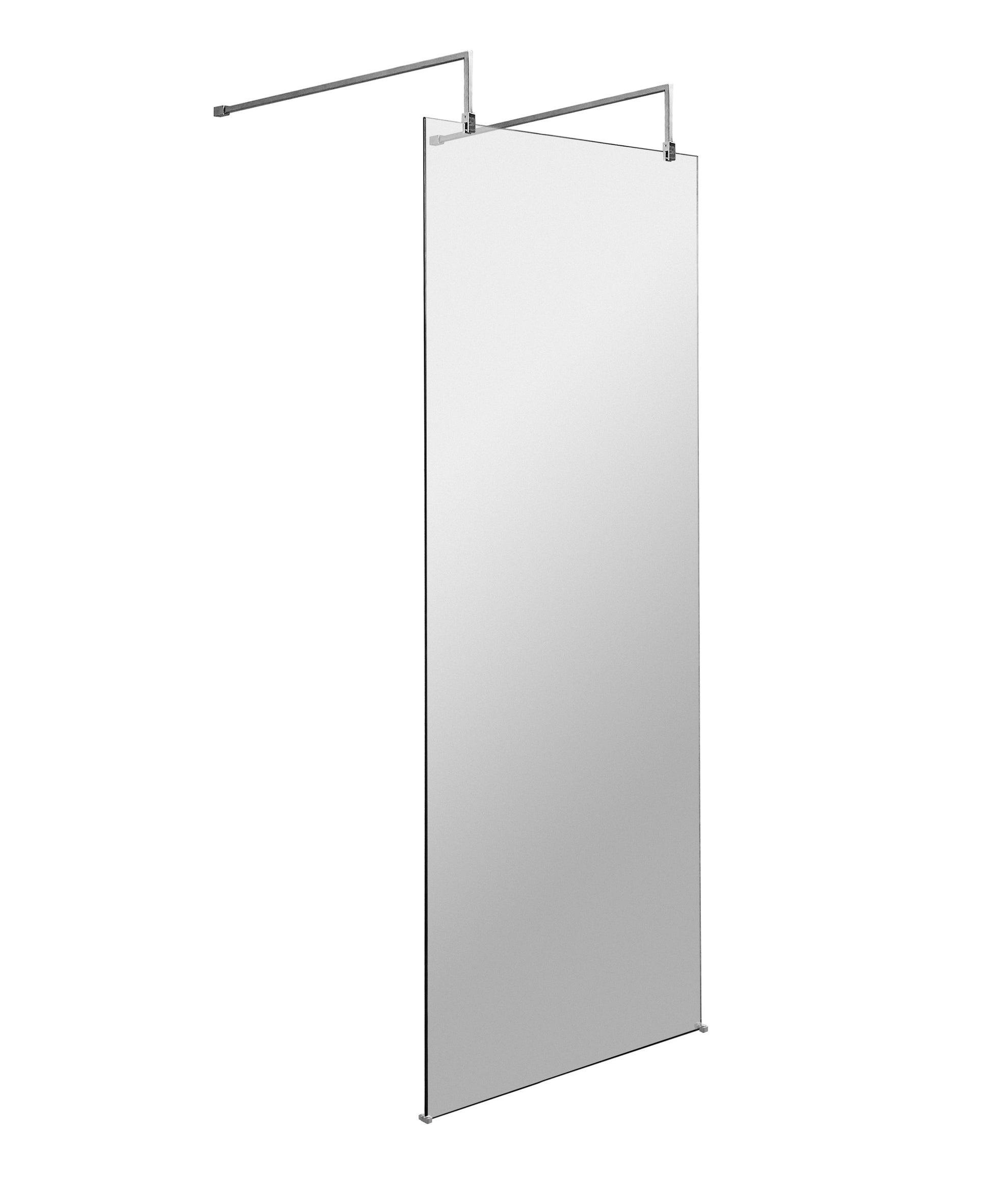 800mm Wetroom Screen With Arms and Feet