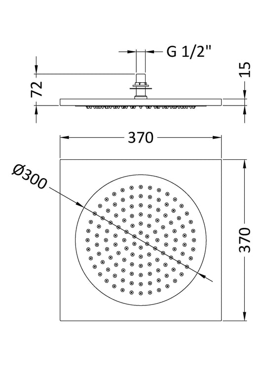 Fixed Shower Heads Ceiling Tile Fixed Head