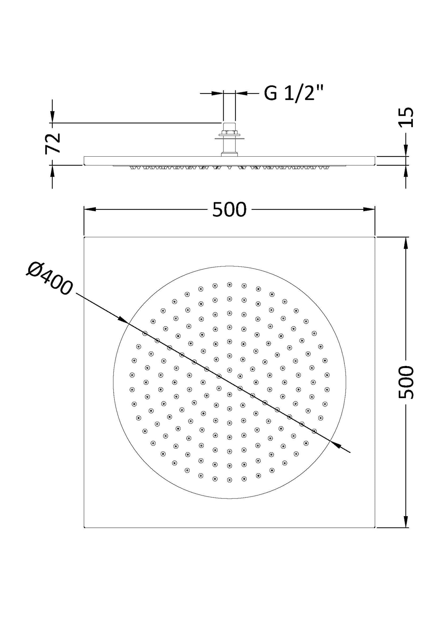 Fixed Shower Heads Ceiling Tile Fixed Head