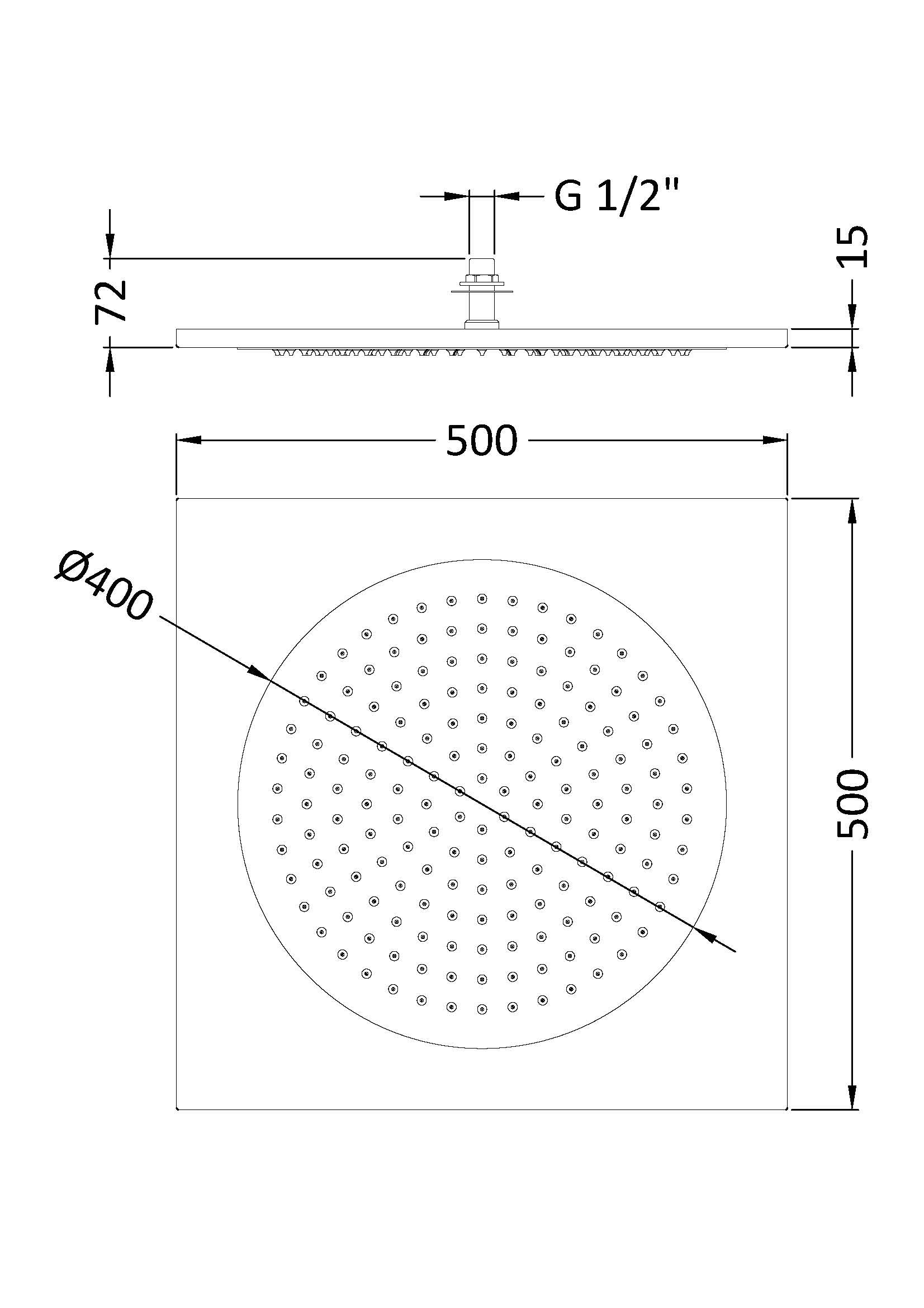 Fixed Shower Heads Ceiling Tile Fixed Head