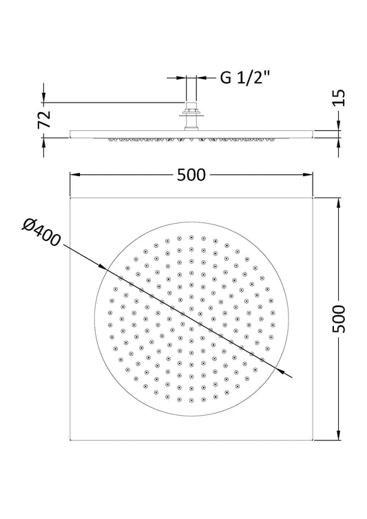 Fixed Shower Heads Ceiling Tile Fixed Head