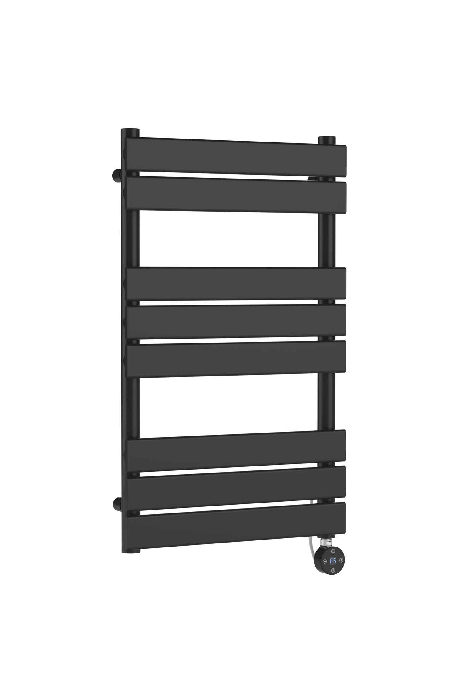 Electric Square Flat Towel Rail with 8 Bars, 840mm x 500mm