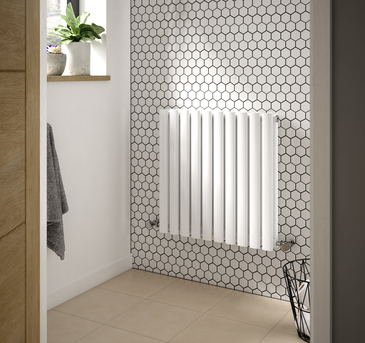 Horizontal Double Panel Radiator 600 x 586mm