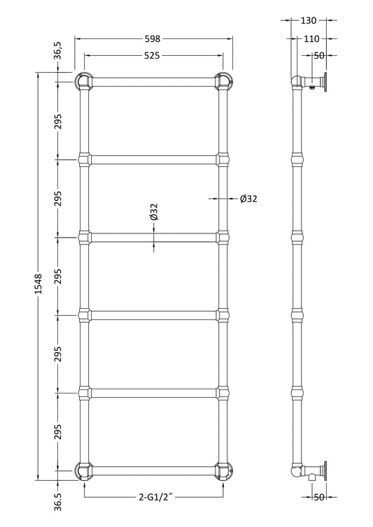 Countess 1550 x 600mm