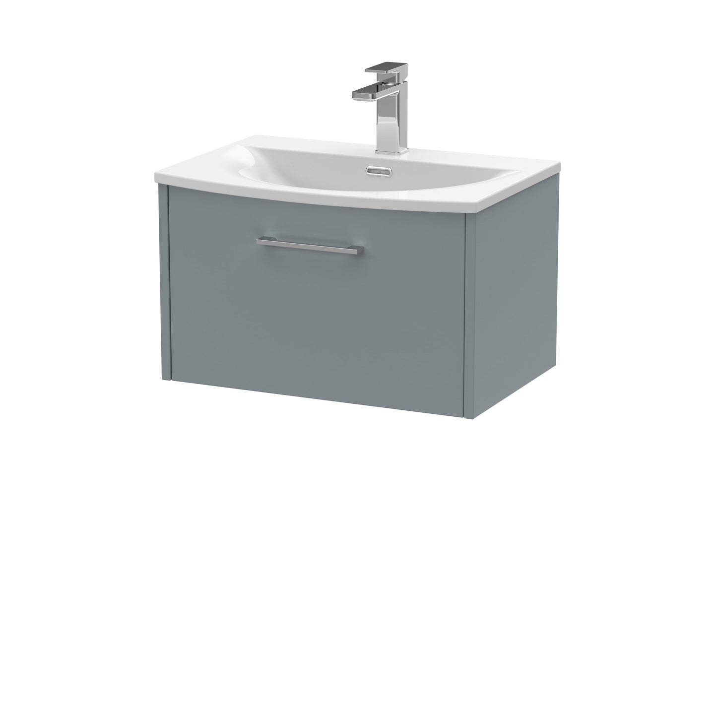 Hudson Reed Juno 600mm Wall Hung Single Drawer Vanity Unit & Basin