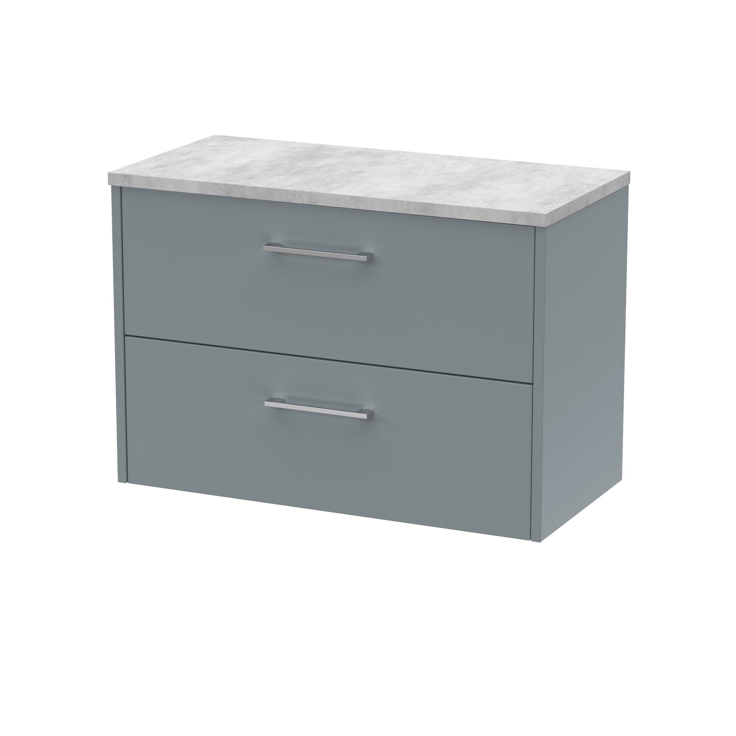 Hudson Reed Juno 800mm Wall Hung 2-Drawer Vanity Unit With Laminate Top