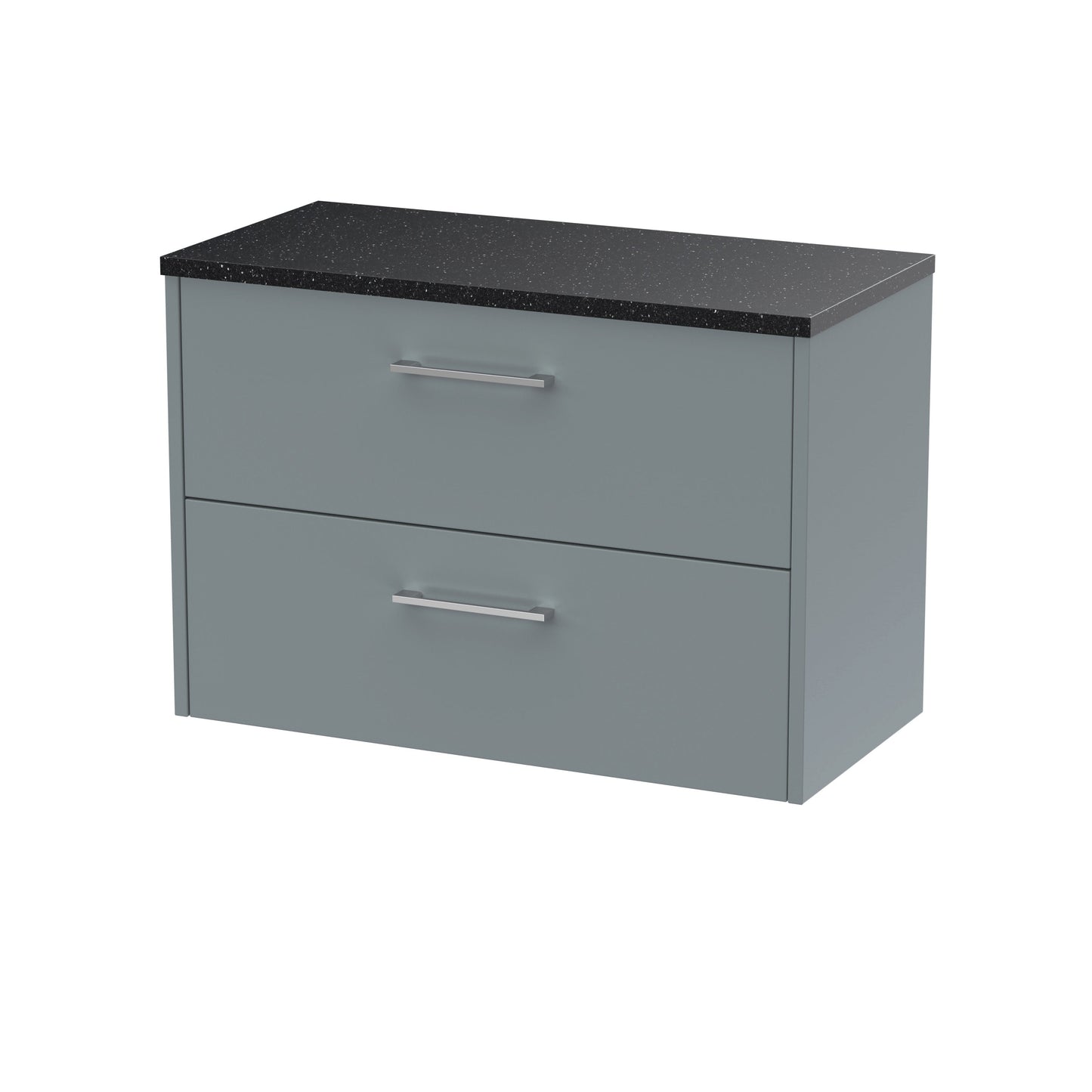 Hudson Reed Juno 800mm Wall Hung 2-Drawer Vanity Unit With Laminate Top
