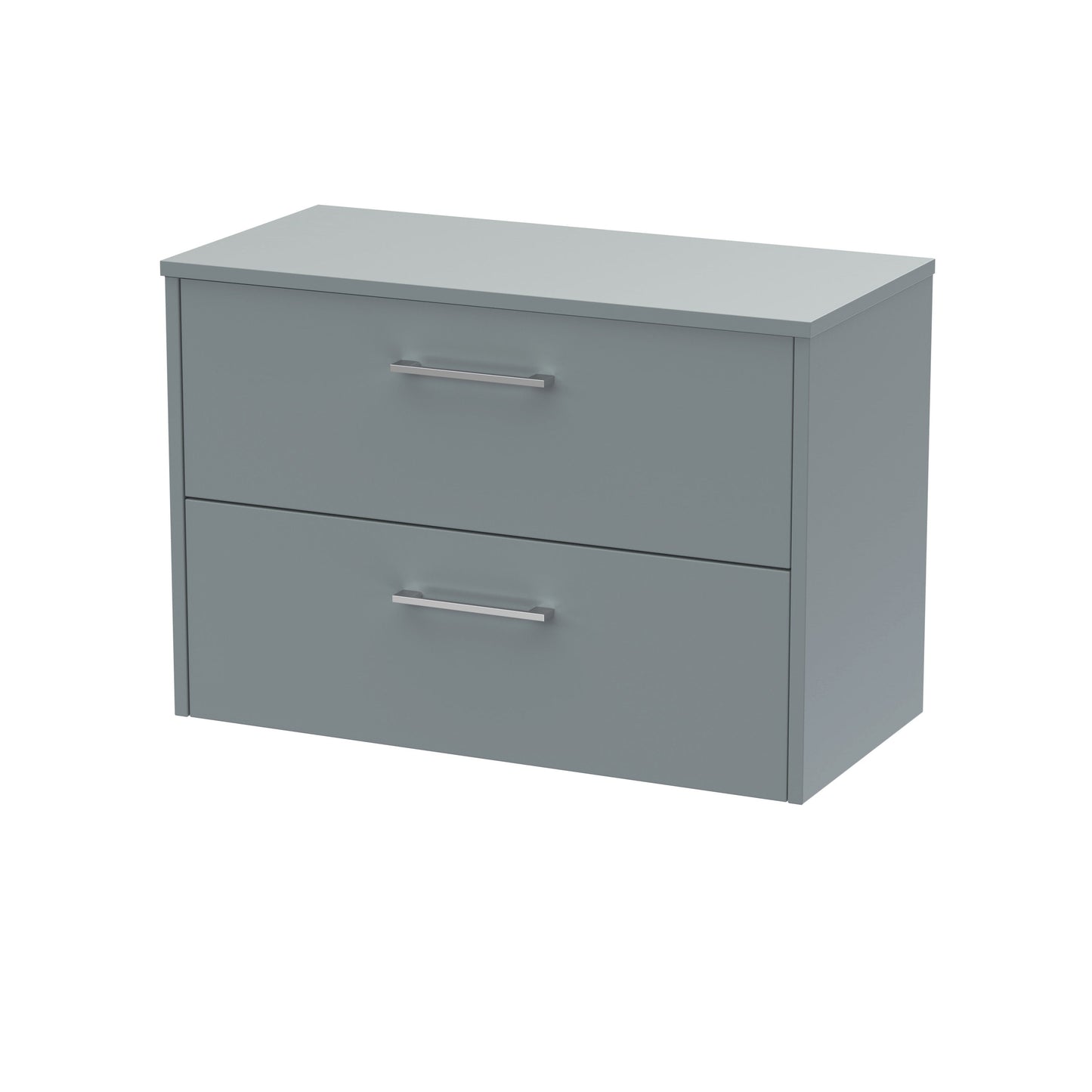 Hudson Reed Juno 800mm Wall Hung 2-Drawer Vanity Unit With Worktop