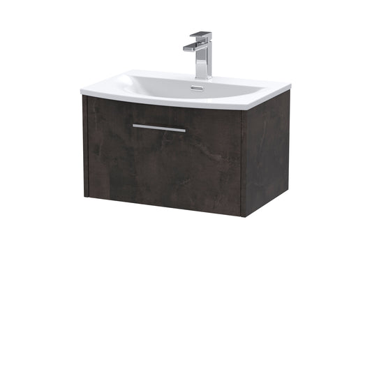 Hudson Reed Juno 600mm 1 Drawer Wall Hung Vanity Unit With Basin