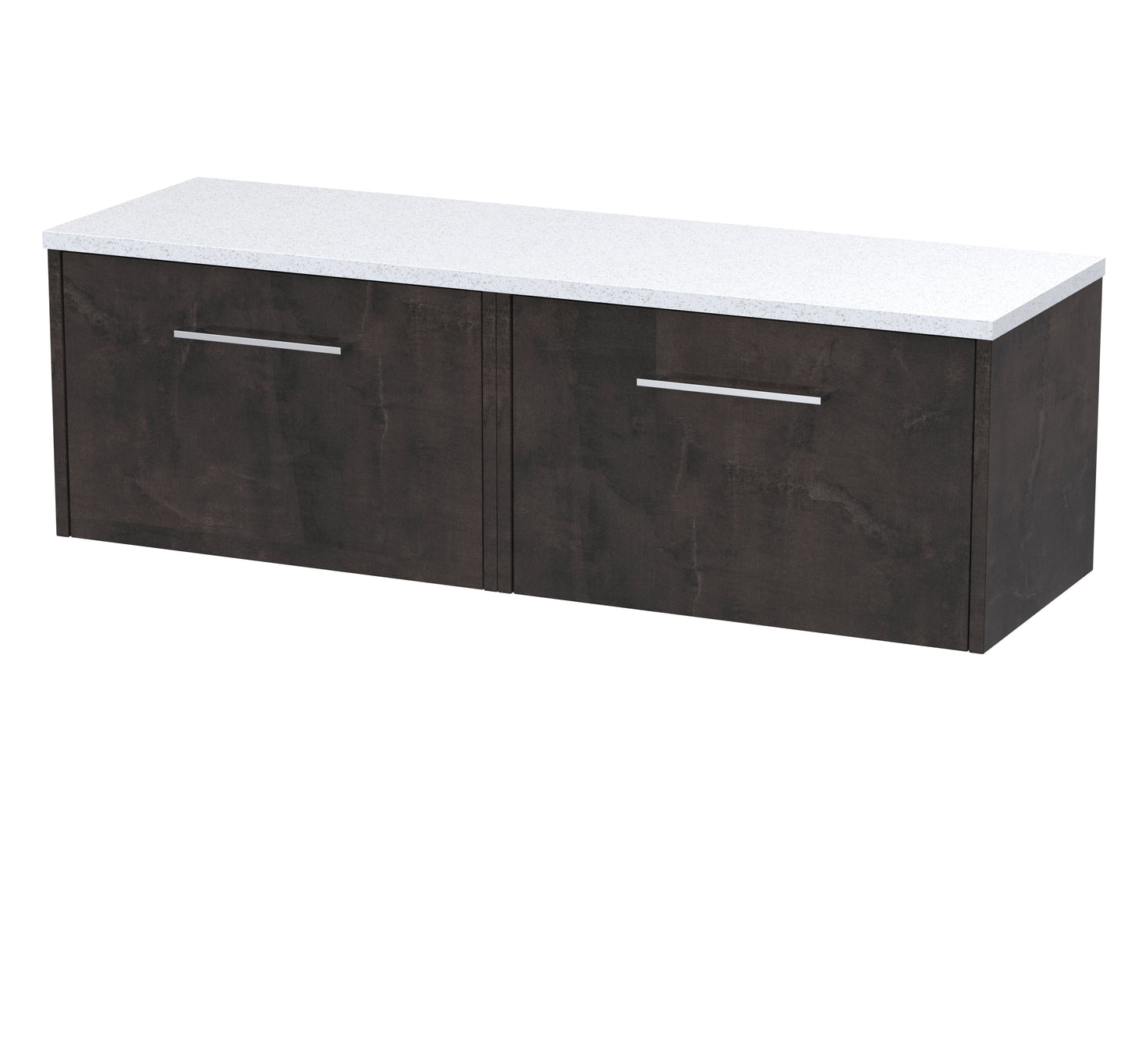 Hudson Reed Juno 1200mm Wall Hung 2-Drawer Vanity Unit With Laminate Worktop