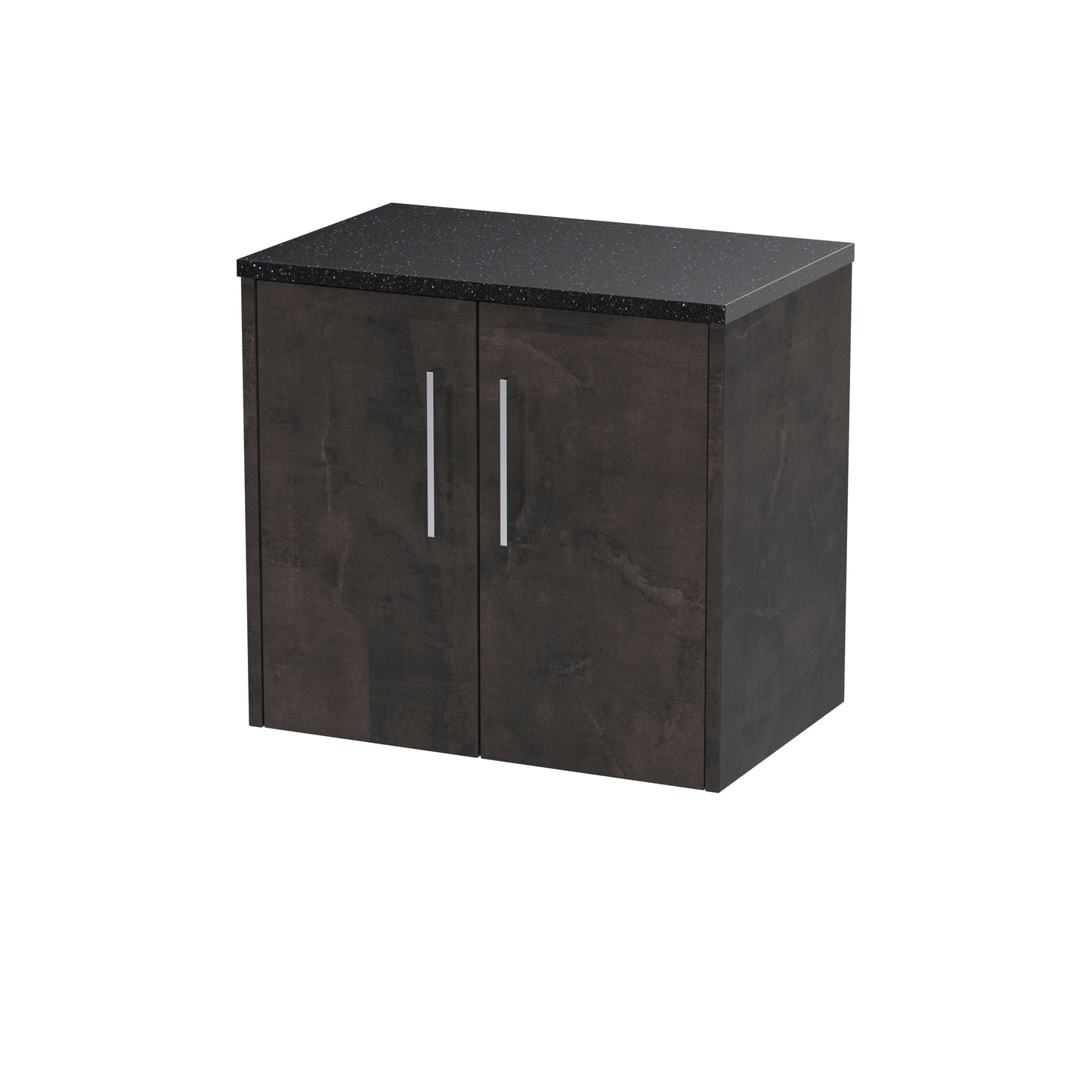 Hudson Reed Juno 600mm Wall Hung 2 Door Vanity Unit With Laminate Worktop