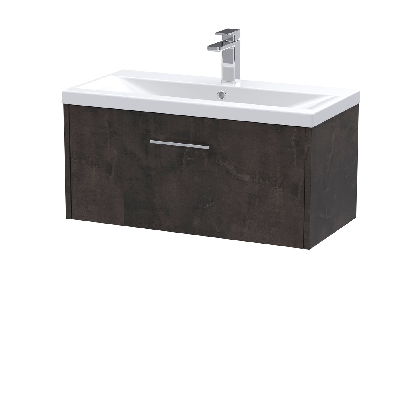 Hudson Reed Juno 810mm 1 Drawer Wall Hung Vanity Unit with Basin